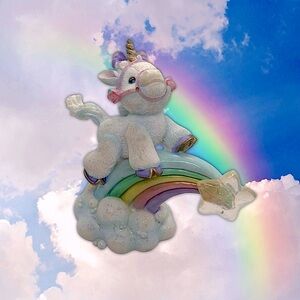 1995 Enesco Starlight Starbright Unicorn Collection "Follow Your Dreams"